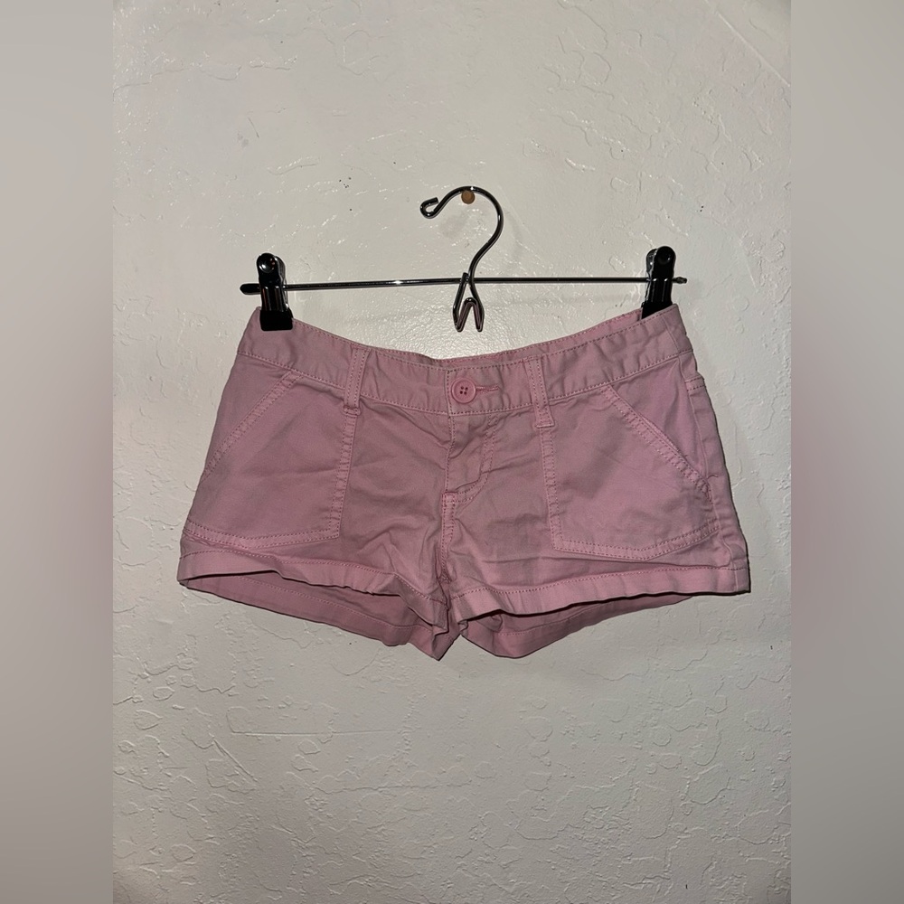 Vintage Pink Low Rise Shorts
